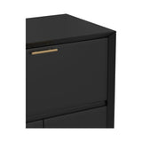 Flynn Large Bar Cabinet, Black