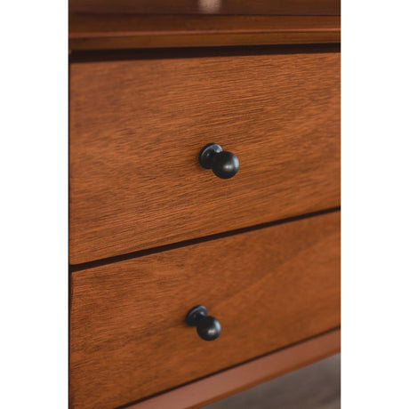 Flynn Large Nightstand, Chestnut-Nightstands-Parc Decor