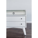 Flynn Large Nightstand, White-Nightstands-Parc Decor