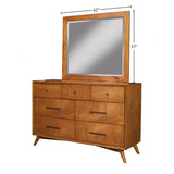 Flynn Mirror, Chestnut-Dresser Mirror-Parc Decor