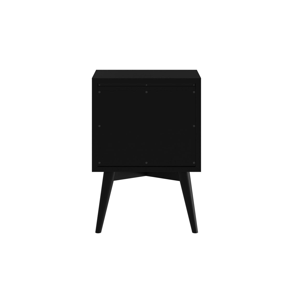 Flynn Nightstand, Black-Nightstands-Parc Decor