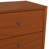 Flynn Nightstand, Chestnut-Nightstands-Parc Decor