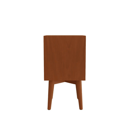 Flynn Nightstand, Chestnut-Nightstands-Parc Decor