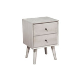 Flynn Nightstand, Gray-Nightstands-Parc Decor