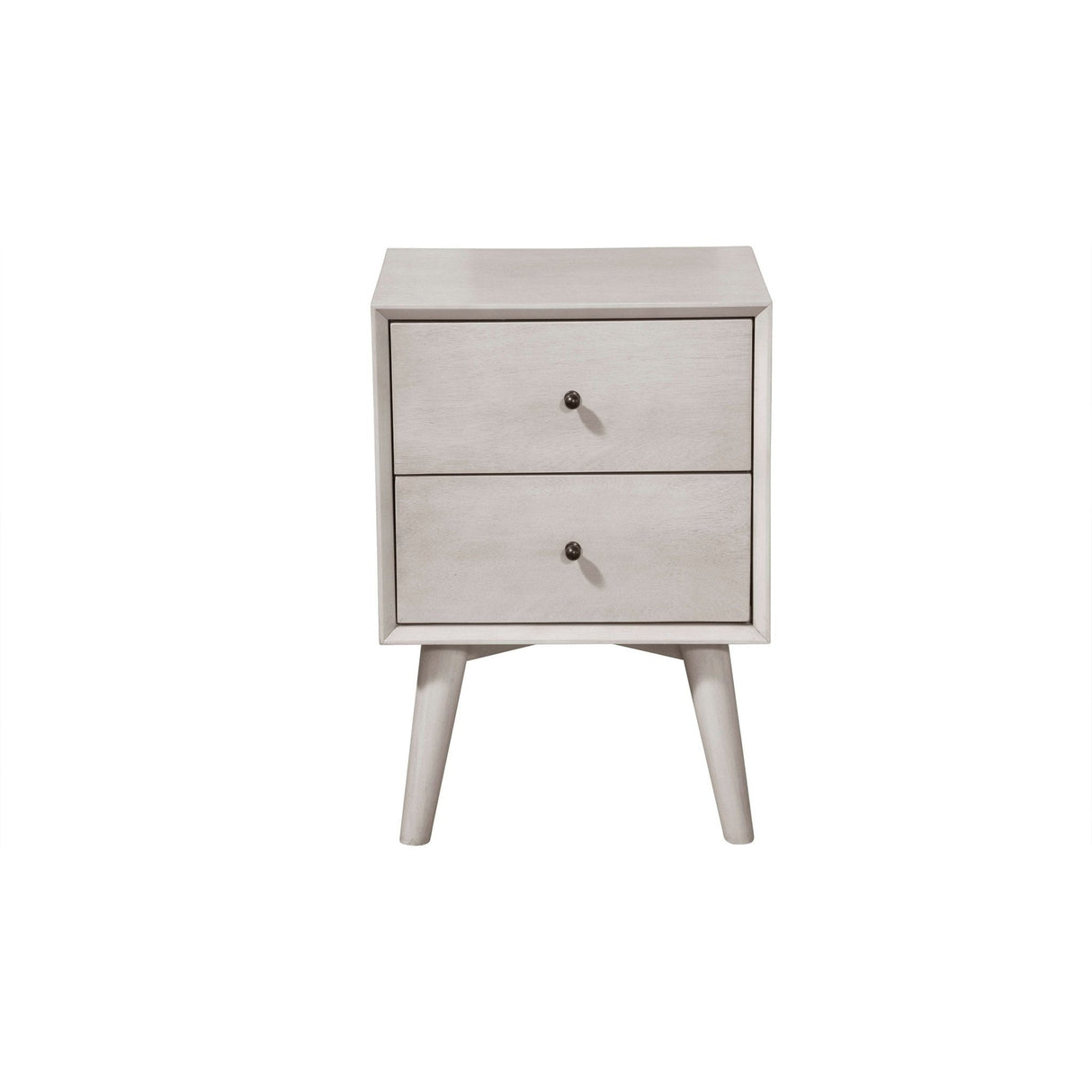 Flynn Nightstand, Gray-Nightstands-Parc Decor