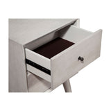 Flynn Nightstand, Gray-Nightstands-Parc Decor