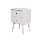 Flynn Nightstand, White-Nightstands-Parc Decor