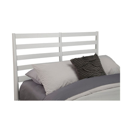 Flynn Retro Bed, White-Beds-Parc Decor