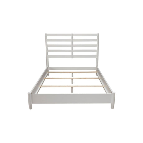 Flynn Retro Bed, White-Beds-Parc Decor