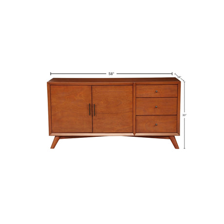 Flynn Sideboard, Chestnut-Servers & Sideboards-Parc Decor