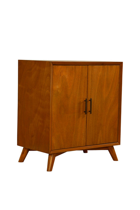 Flynn Small Bar Cabinet, Chestnut-Bar Cabinet-Parc Decor