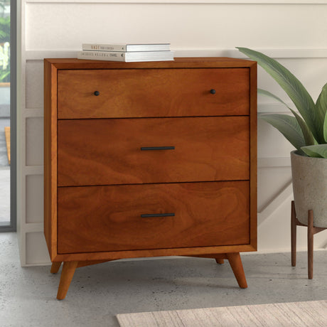 Flynn Small Chest, Chestnut-Accent Chests-Parc Decor