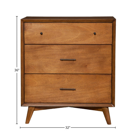 Flynn Small Chest, Chestnut-Accent Chests-Parc Decor