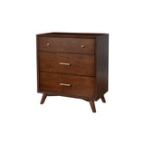 Flynn Small Chest, Walnut-Accent Chests-Parc Decor