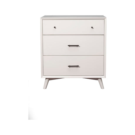 Flynn Small Chest, White-Accent Chests-Parc Decor