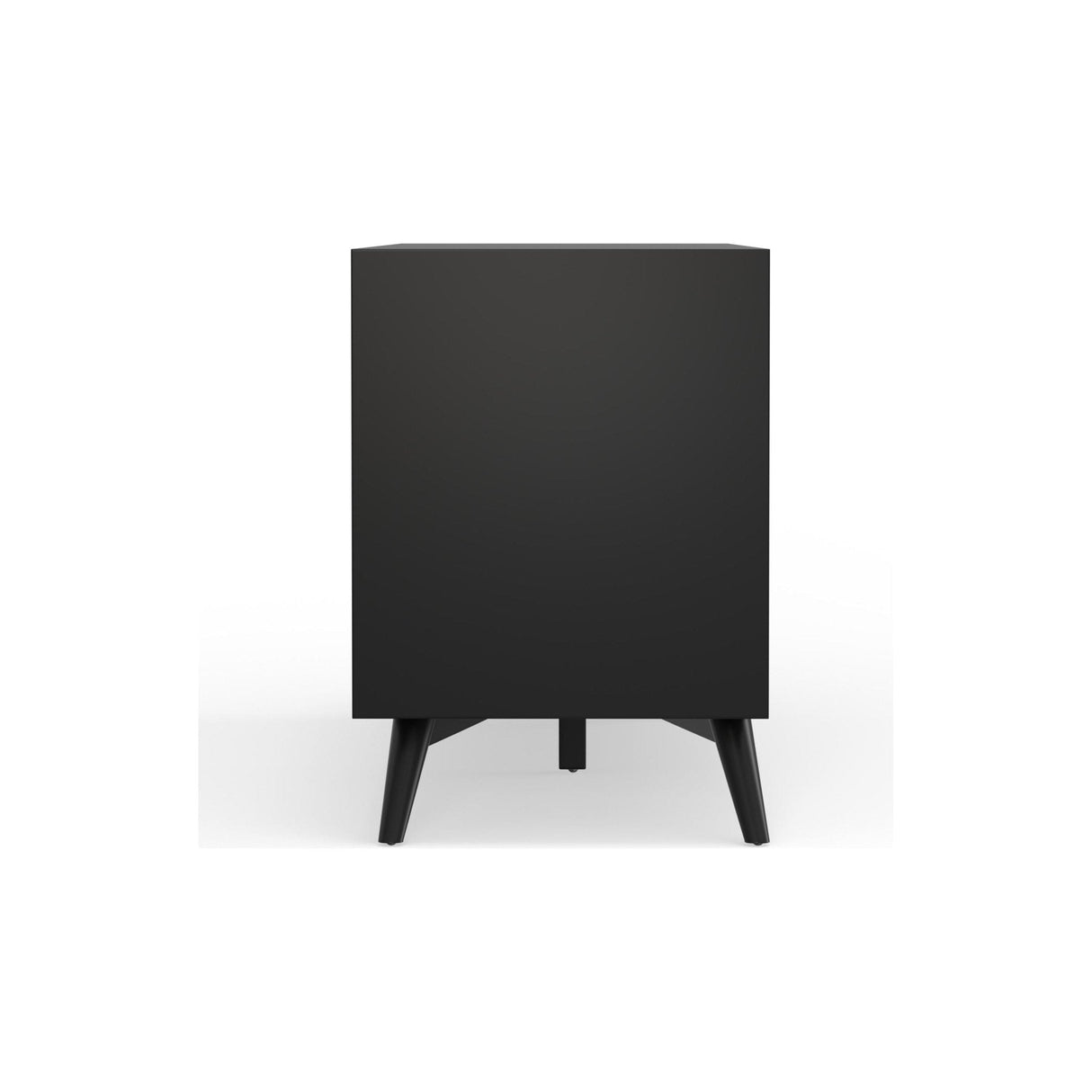Flynn Small TV Console, Black-TV Console-Parc Decor