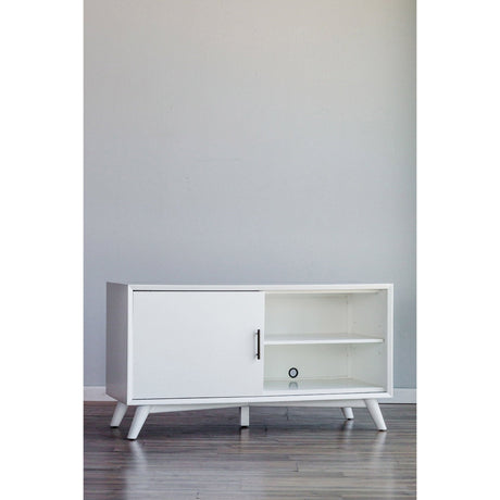 Flynn Small TV Console, White