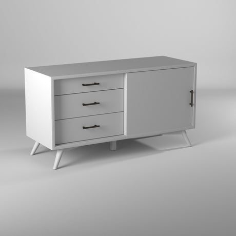 Flynn Small TV Console, White