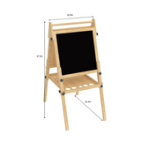 Foldable Kids Easel – 3 Adjustable Heights, Art Station for Drawing & Painting-Indoor-Parc Decor