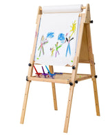 Foldable Kids Easel – 3 Adjustable Heights, Art Station for Drawing & Painting-Indoor-Parc Decor