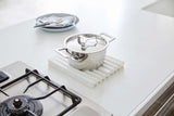 Folding Dish Drainer Mat & Trivet - Silicone-Drainer Tray-Parc Decor