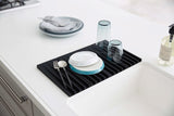 Folding Dish Drainer Mat & Trivet - Silicone-Drainer Tray-Parc Decor