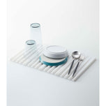 Folding Dish Drainer Mat & Trivet - Silicone