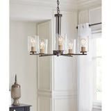 Fontella 24"W 5-Light Chandelier by Kichler Olde Bronze Finish