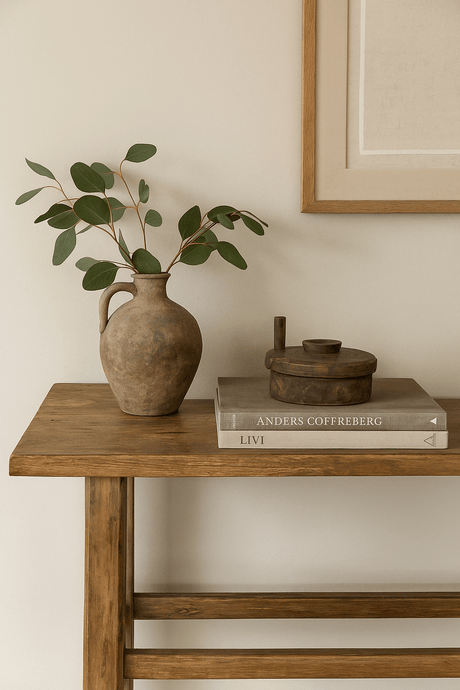 Found Reclaimed Wood Spice Grinder with Lid – Decorative Accent-Decorative Objects-Parc Decor