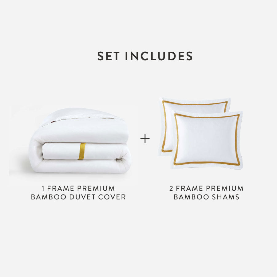 Frame Premium Bamboo Duvet Bundle | Last Chance-Bundle-Parc Decor
