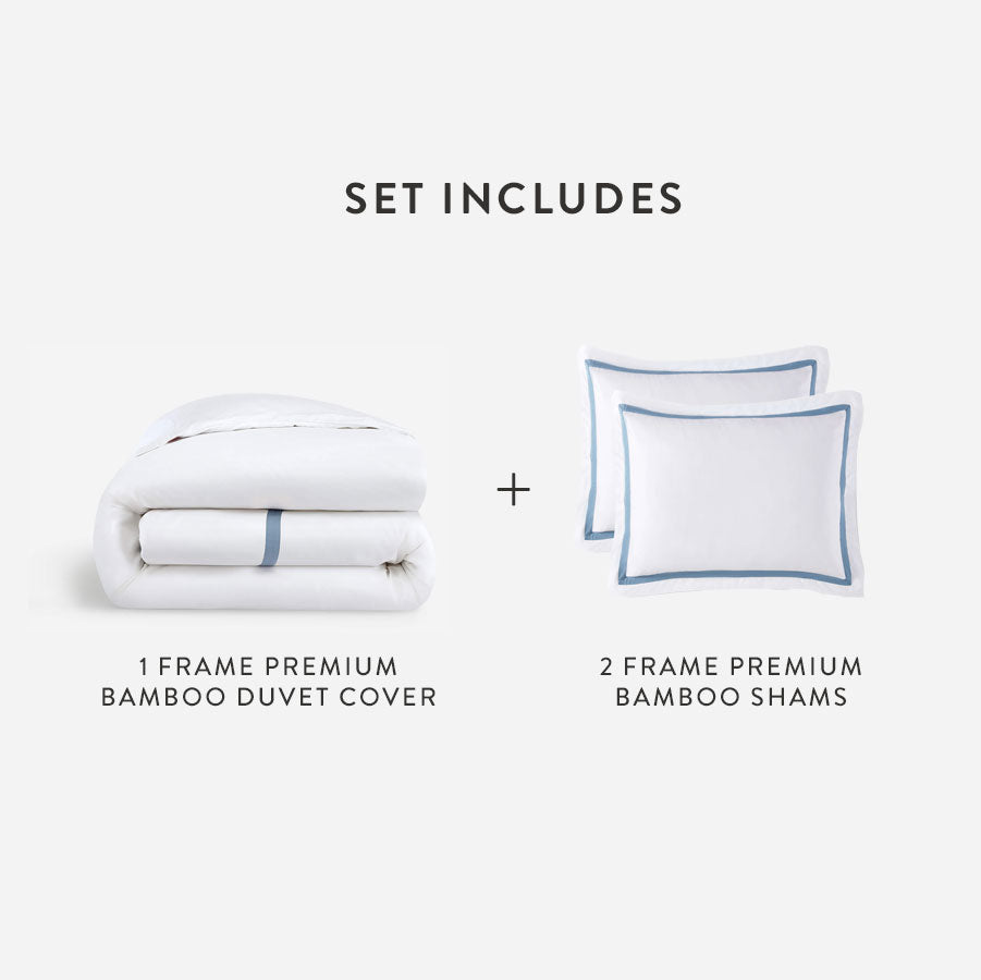 Frame Premium Bamboo Duvet Bundle | Last Chance-Bundle-Parc Decor