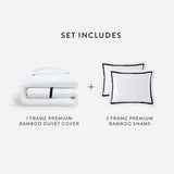 Frame Premium Bamboo Duvet Bundle | Last Chance-Bundle-Parc Decor