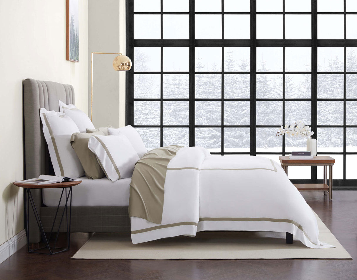 Frame Premium Bamboo Duvet Cover | Last Chance-Duvet Covers-Parc Decor