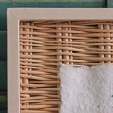 Framed Carrot Art on Wicker Wall Décor-Wall Decor-Parc Decor