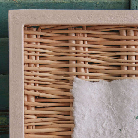 Framed Carrot Art on Wicker Wall Décor-Wall Decor-Parc Decor