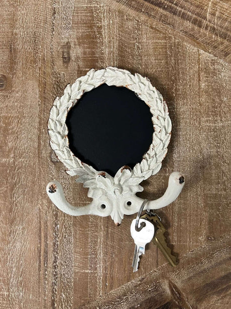 French Country Wall Hook with Chalkboard-Wall Hook-Parc Decor