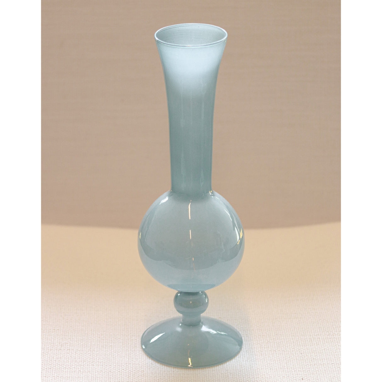 Frosted Blue Haze Vase - Pair-Decorative vase-Parc Decor