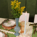 Frosted Blue Haze Vase - Pair-Decorative vase-Parc Decor