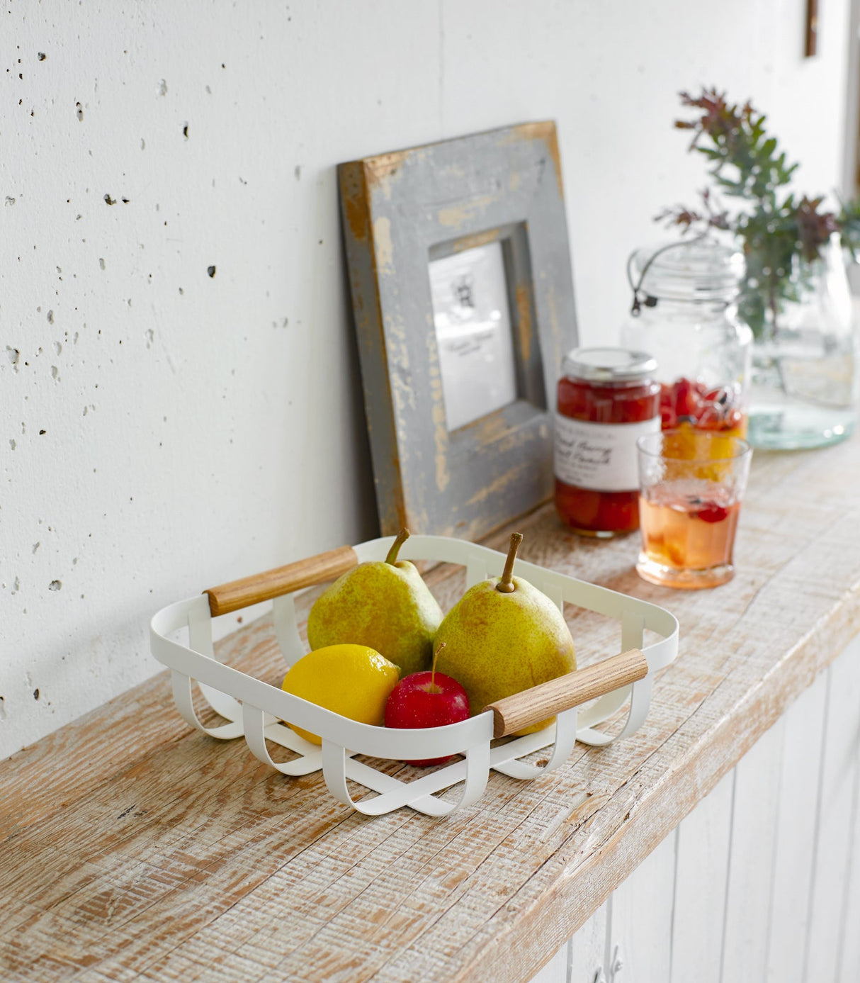 Fruit Basket - Steel + Wood-Fruit Basket-Parc Decor