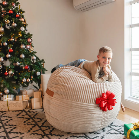 Fuf 4Ft Foam Bean Bag-foam filled-Parc Decor