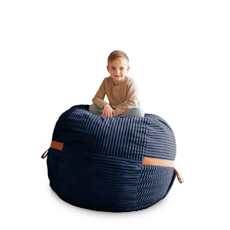 Fuf 4Ft Foam Bean Bag-foam filled-Parc Decor