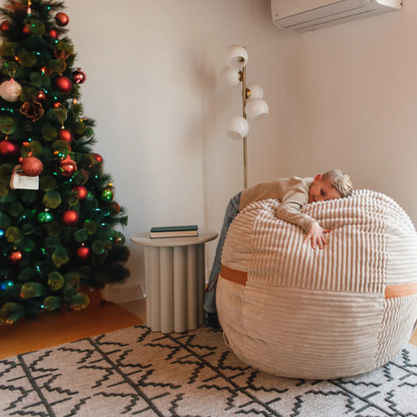 Fuf 4Ft Foam Bean Bag-foam filled-Parc Decor