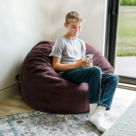 Fuf 4Ft Foam Bean Bag-foam filled-Parc Decor