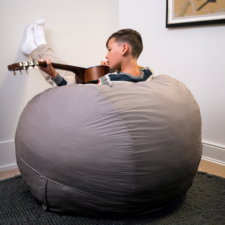 Fuf 4Ft Foam Bean Bag-foam filled-Parc Decor