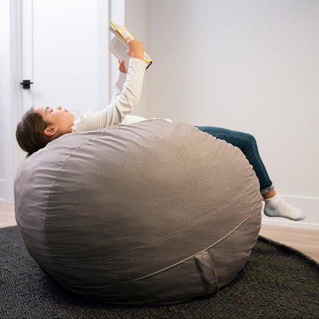 Fuf 4Ft Foam Bean Bag-foam filled-Parc Decor