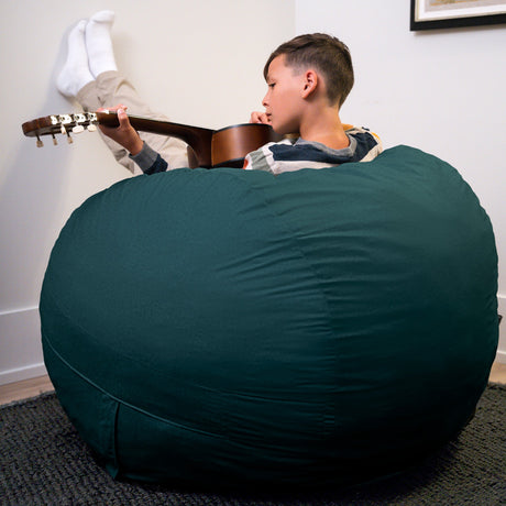 Fuf 4Ft Foam Bean Bag-foam filled-Parc Decor