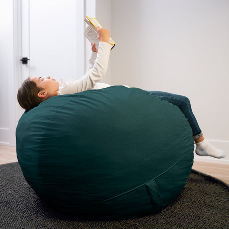 Fuf 4Ft Foam Bean Bag-foam filled-Parc Decor