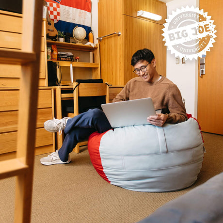 Fuf 4Ft Foam Bean Bag-foam filled-Parc Decor