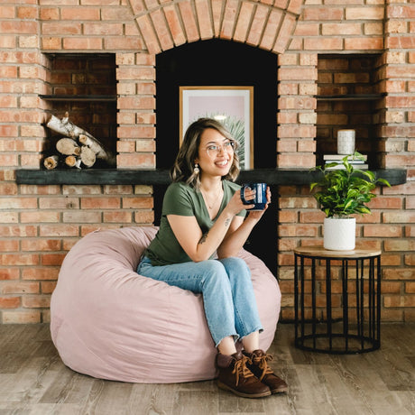 Fuf 4Ft Foam Bean Bag-foam filled-Parc Decor