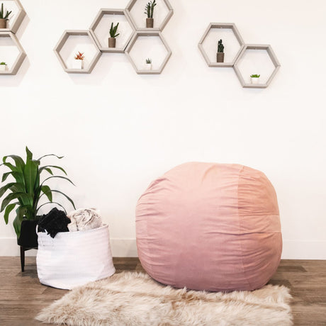 Fuf 4Ft Foam Bean Bag-foam filled-Parc Decor